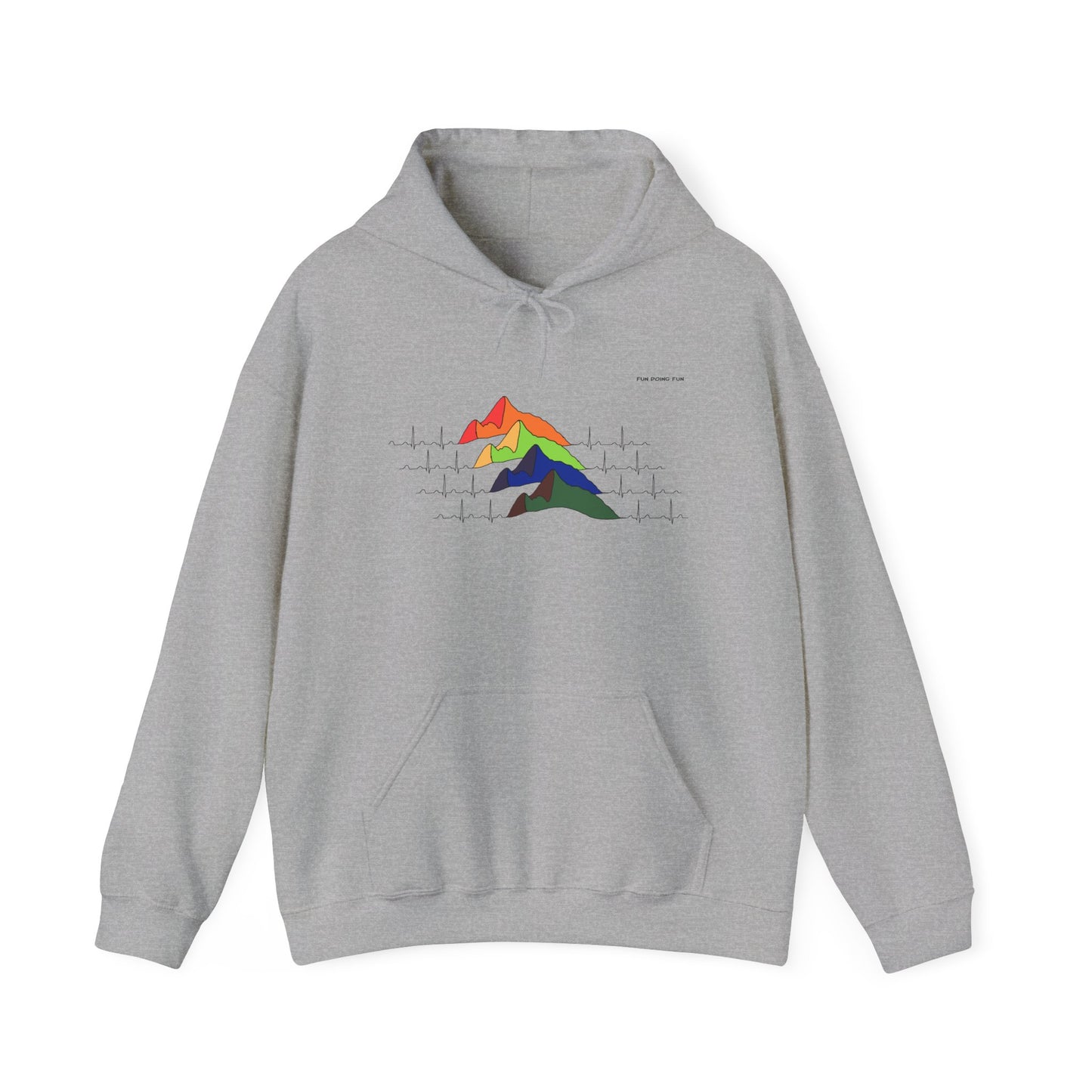 Rainbow Love Mountains - Unisex Hoodie