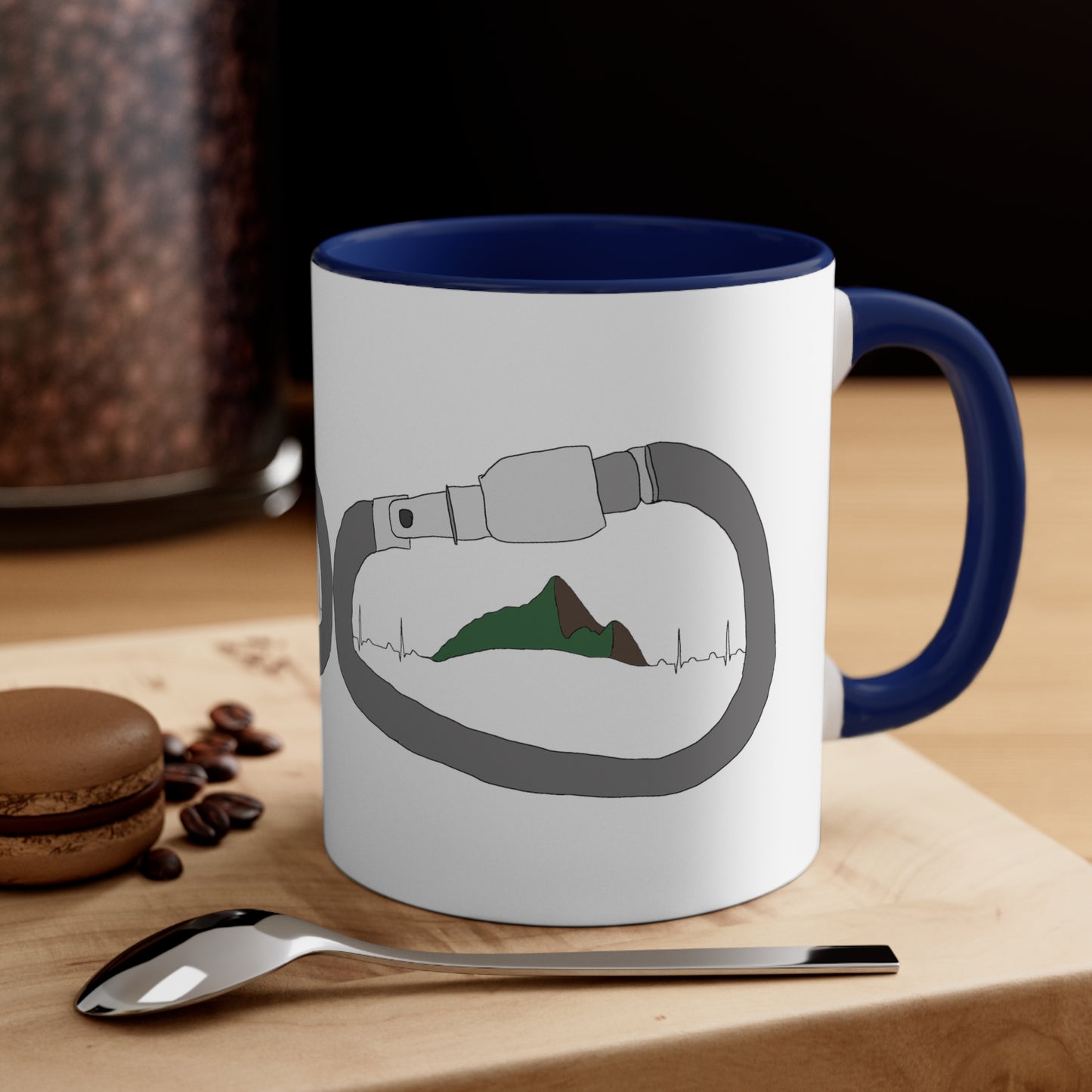 Love Mountains - Accent Coffee Mug, 11oz