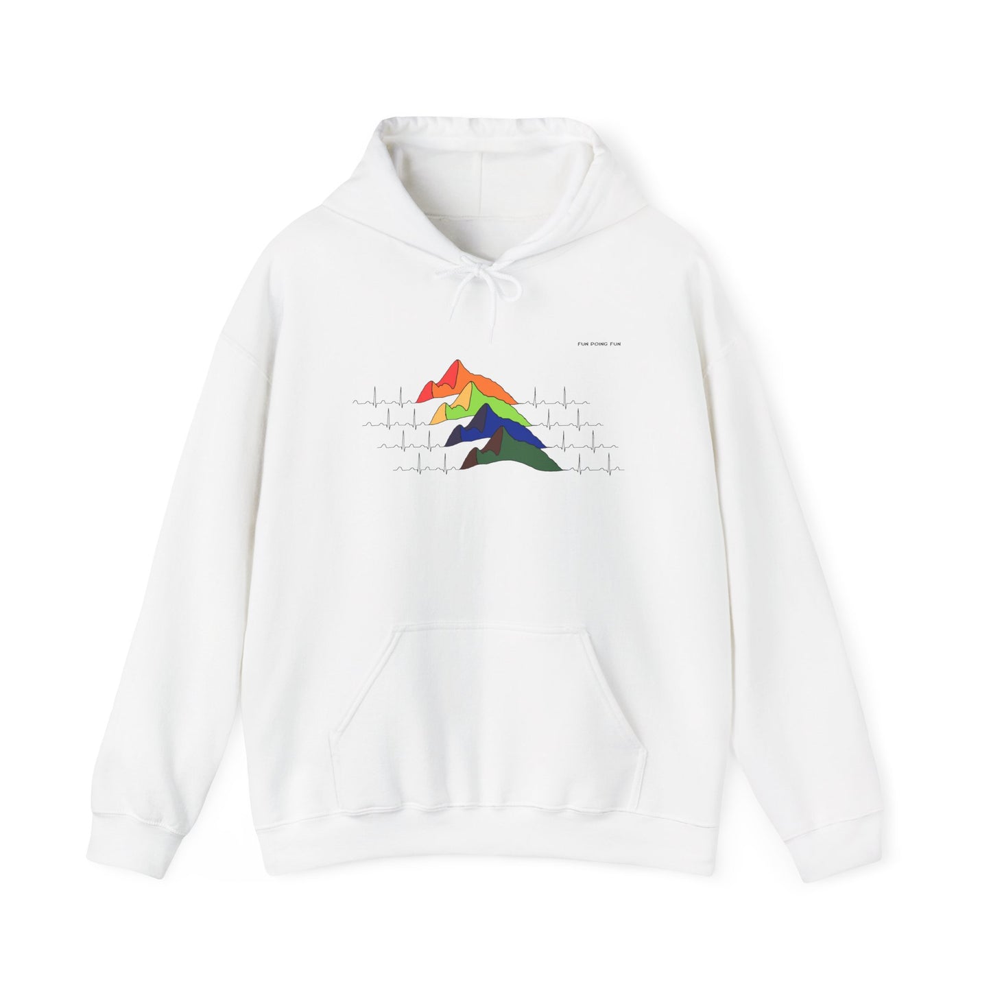 Rainbow Love Mountains - Unisex Hoodie