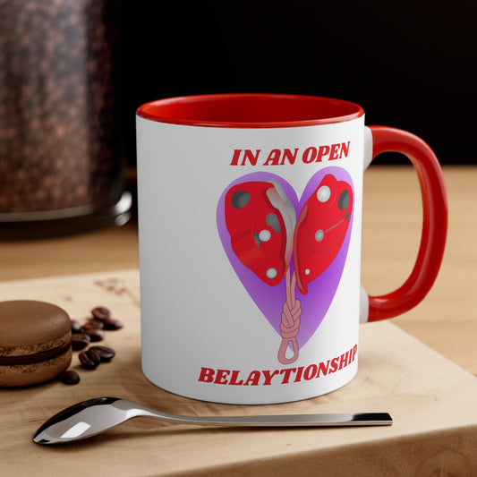 In An Open Belaytionship - Accent Coffee Mug, 11oz