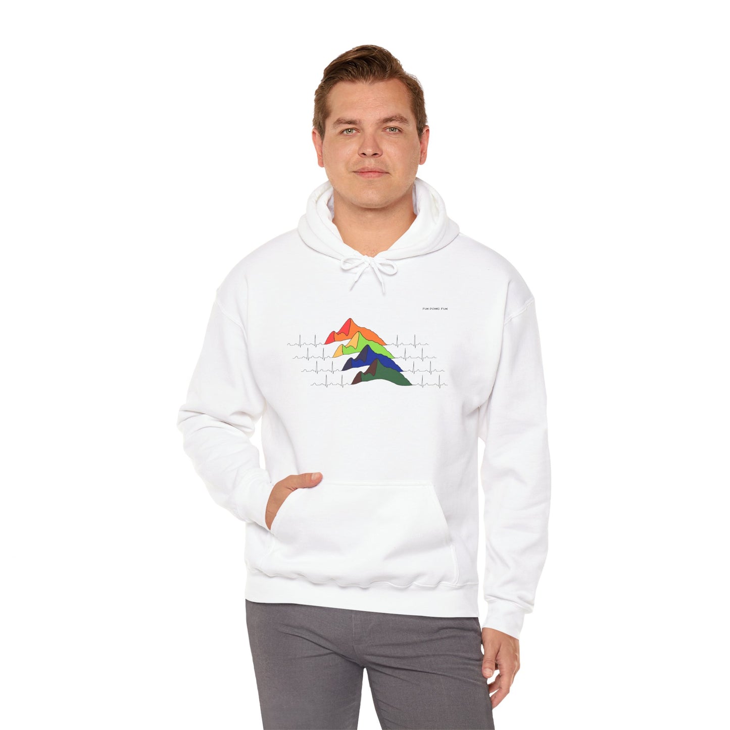 Rainbow Love Mountains - Unisex Hoodie