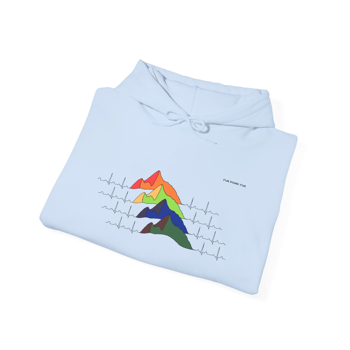 Rainbow Love Mountains - Unisex Hoodie