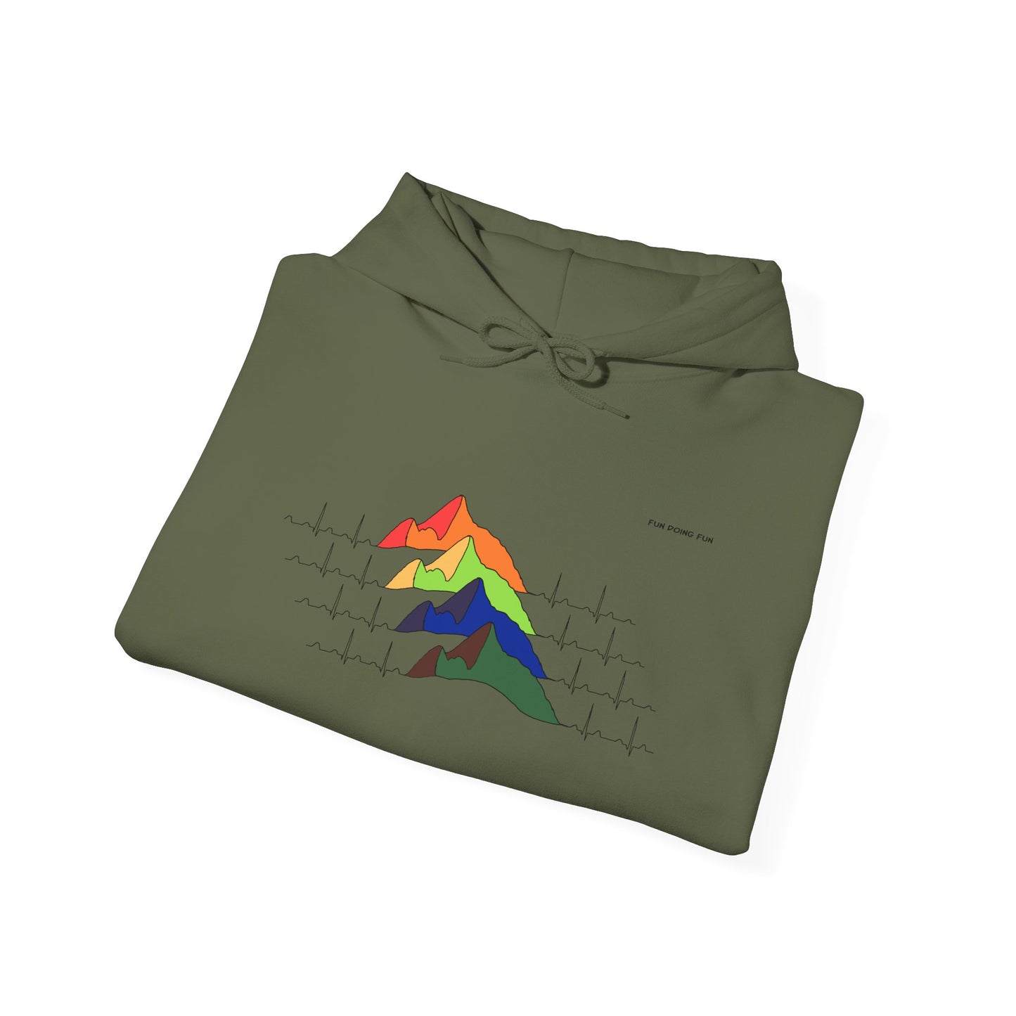 Rainbow Love Mountains - Unisex Hoodie