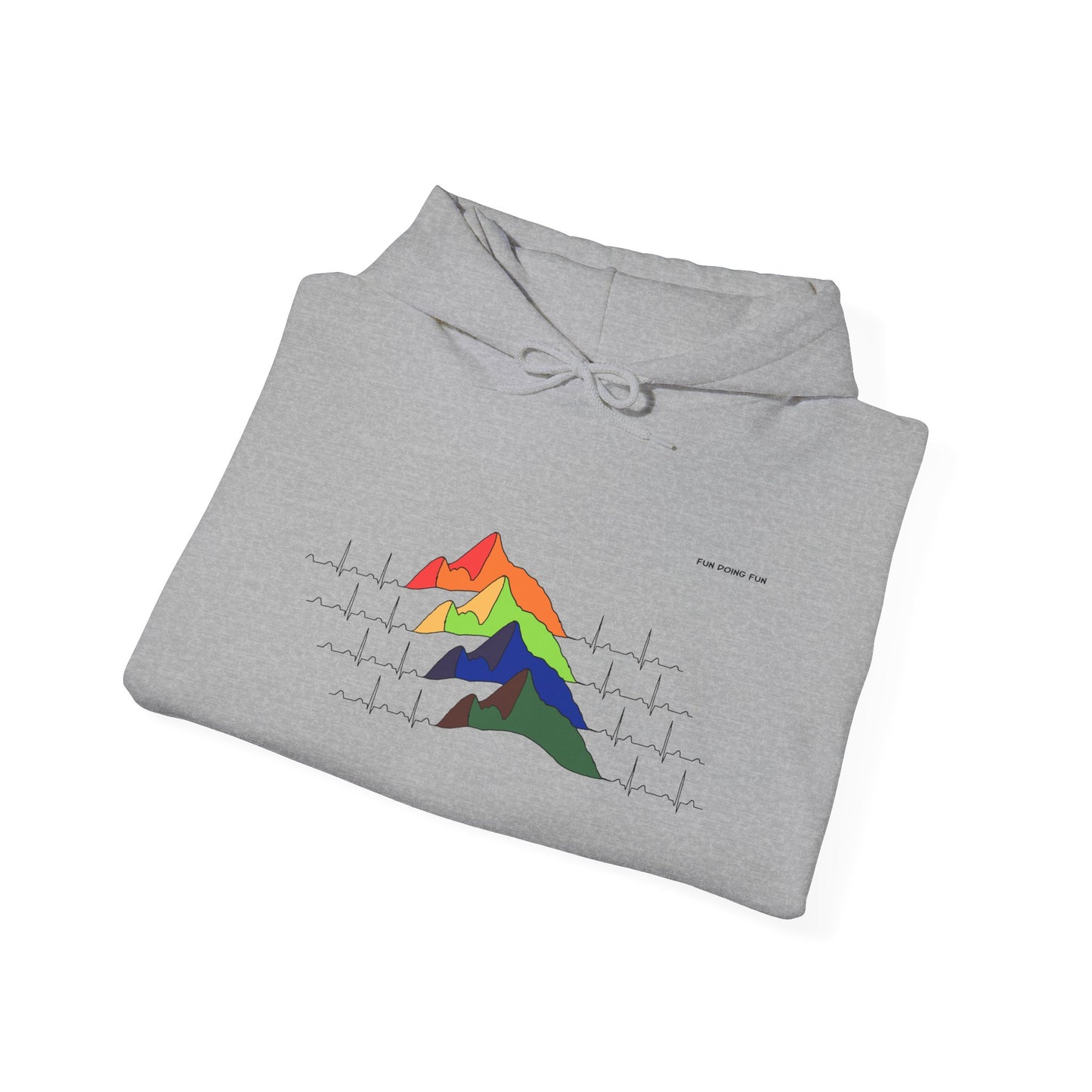 Rainbow Love Mountains - Unisex Hoodie