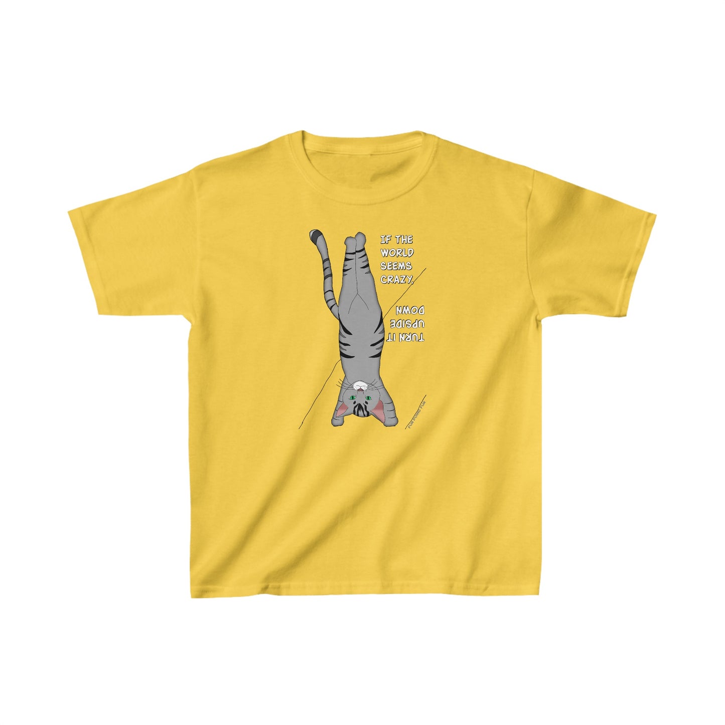 UpsideDown - Kids Heavy Cotton Tee