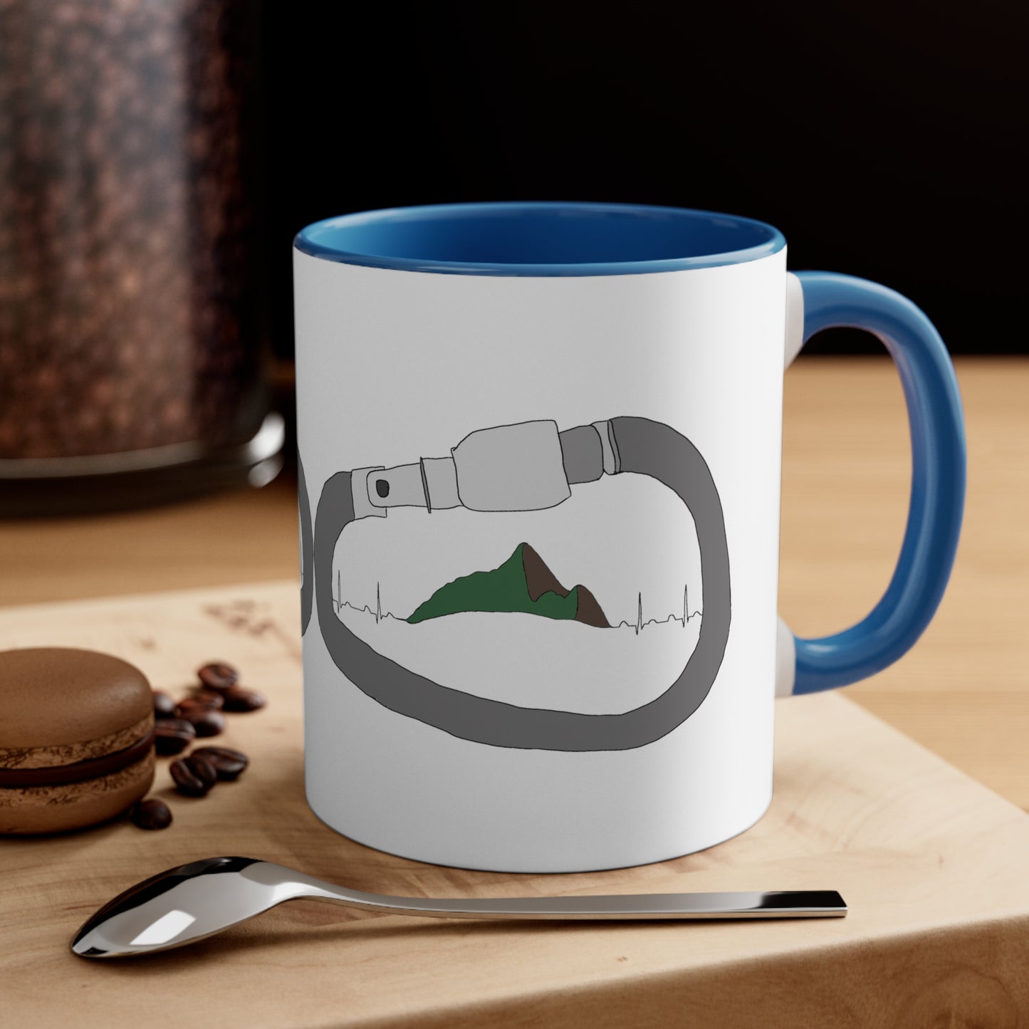 Love Mountains - Accent Coffee Mug, 11oz