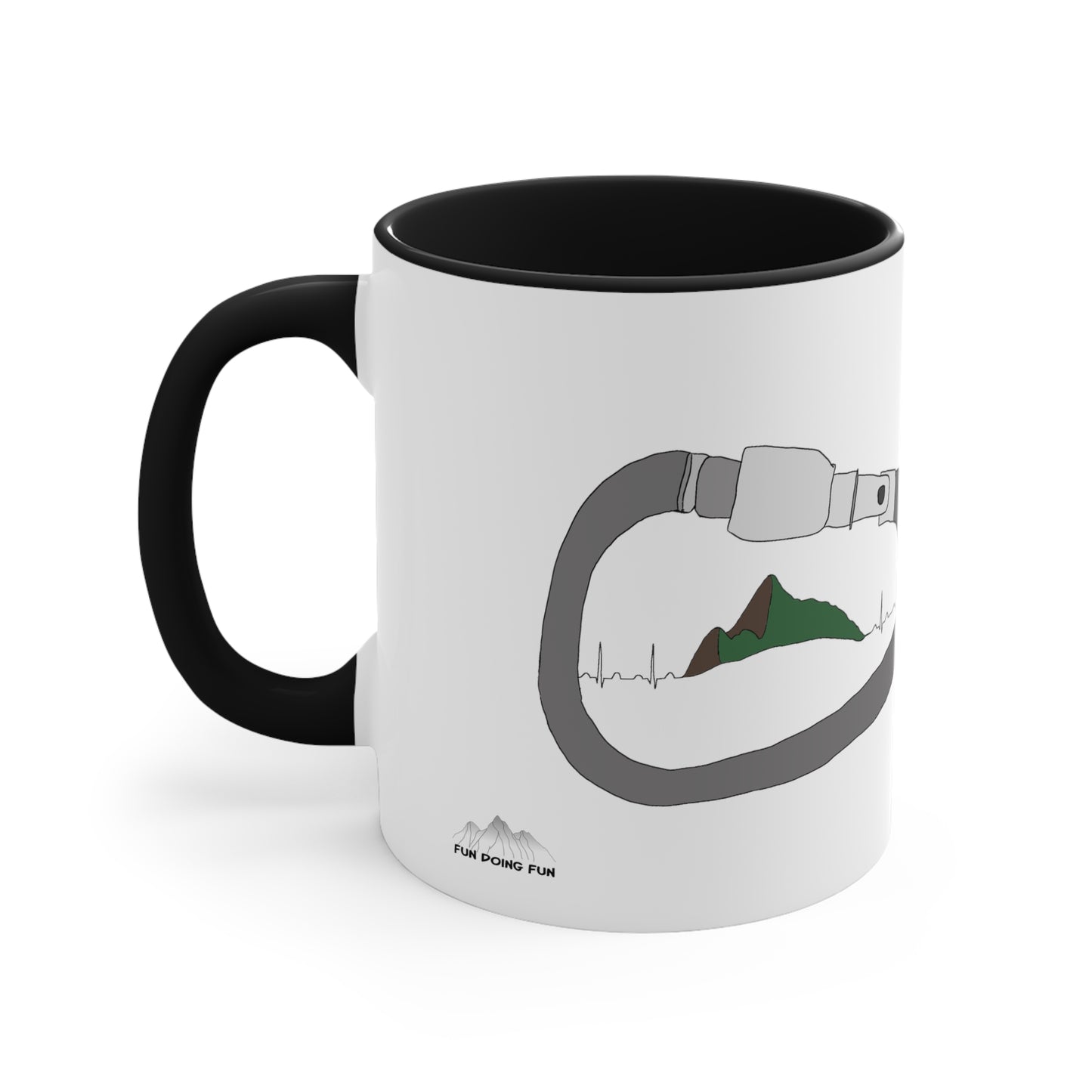 Love Mountains - Accent Coffee Mug, 11oz