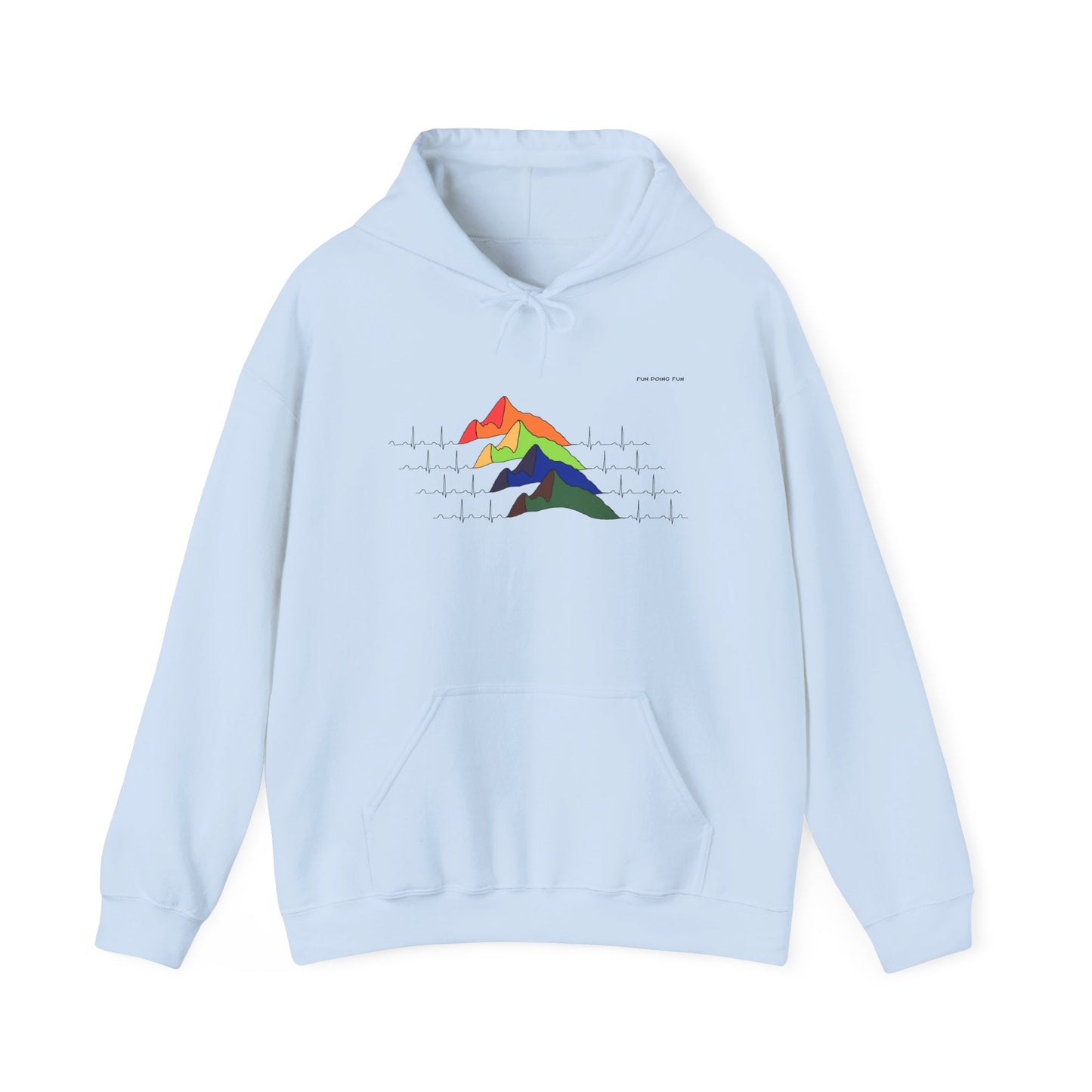 Rainbow Love Mountains - Unisex Hoodie