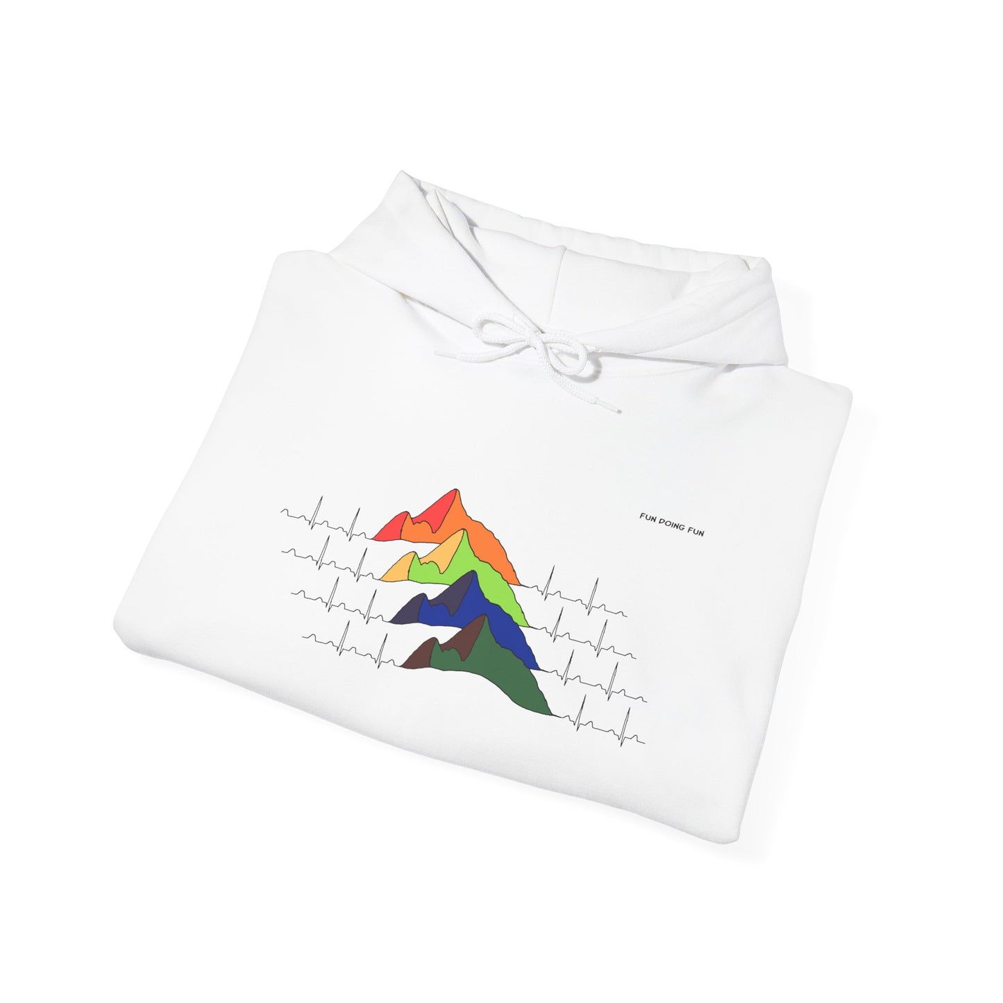 Rainbow Love Mountains - Unisex Hoodie