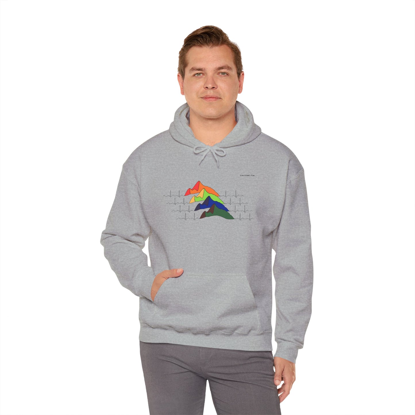 Rainbow Love Mountains - Unisex Hoodie