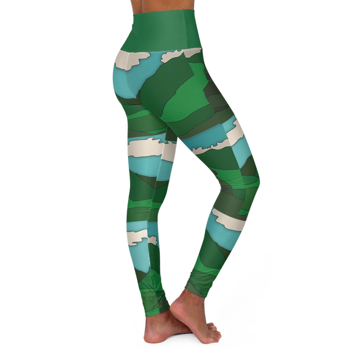 Mountain Sunrise - High Waisted Yoga Leggings