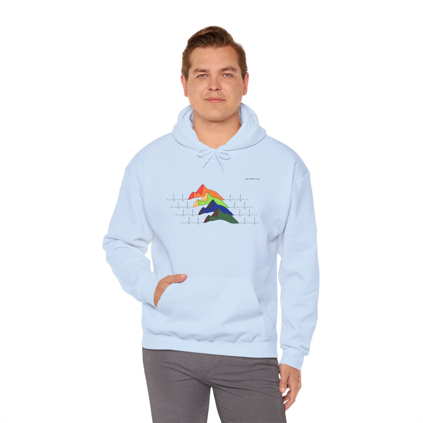 Rainbow Love Mountains - Unisex Hoodie